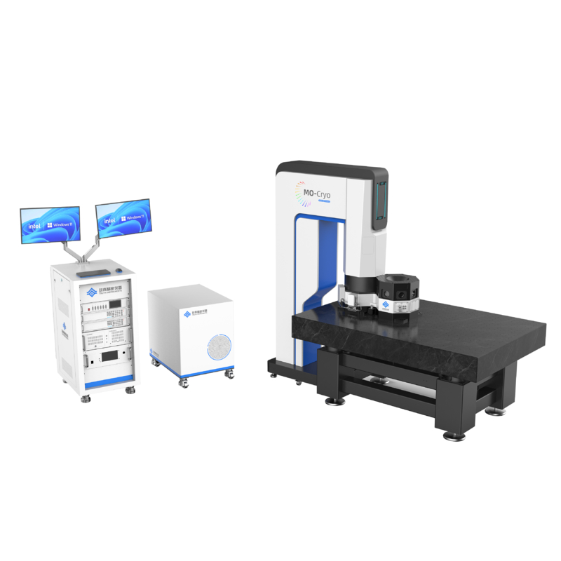 Ποιότητα 1.7 K - 350 K Μαγνητικός Οπτικός Κρυοστάτης Υπεραγωγός MO Κρυοστάτης εργοστάσιο